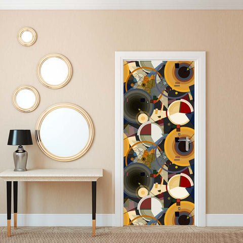 Pellicola Adesiva per mobili Kandinsky porta