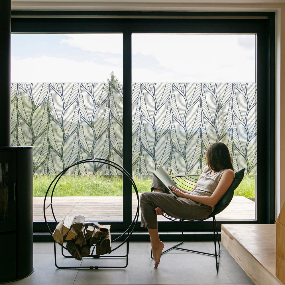 Adesivi Per Finestre Tulipani E Farfalle - Pellicola Decorativa Per Vetri Interni Ed Esterni - Foto 7