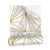 Pellicola adesiva per vetro Marmo con geometrie oro