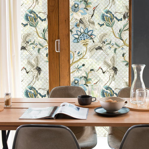 Pellicola adesiva per vetro Decorative style
