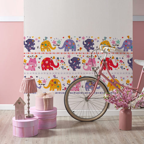 Fascia adesiva Elefanti danzanti