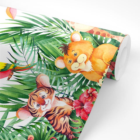 Fascia adesiva Little animals in the jungle particolare