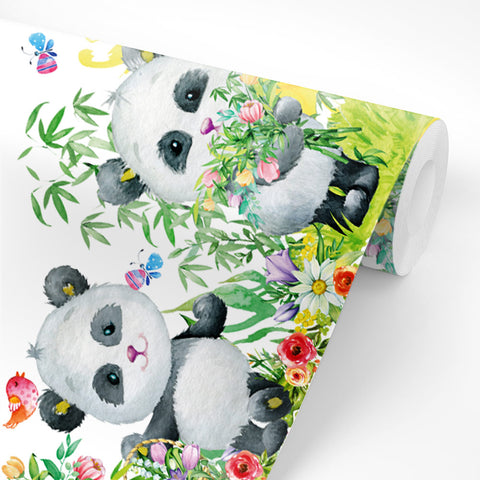 Pellicola Adesiva Fascia piccoli panda Ingrandimento
