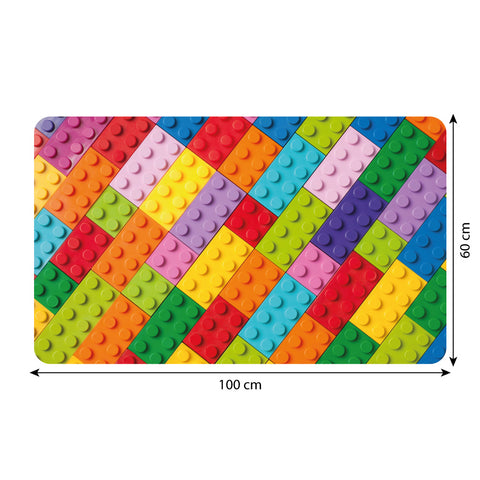 Costruzioni colorate | Tappeto adesivo