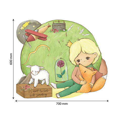 Piccolo Principe Planet | Tappeto adesivo