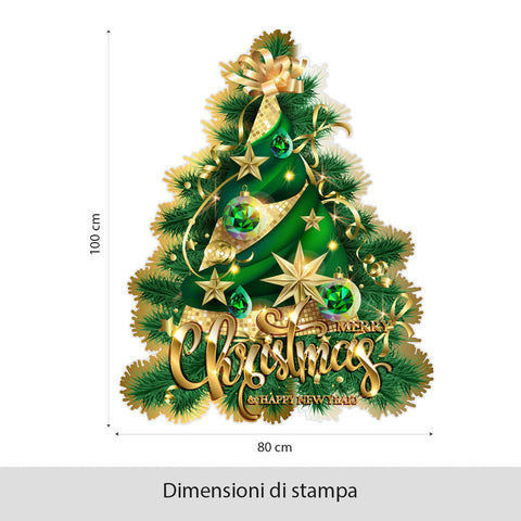 Tappeto albero con nastri