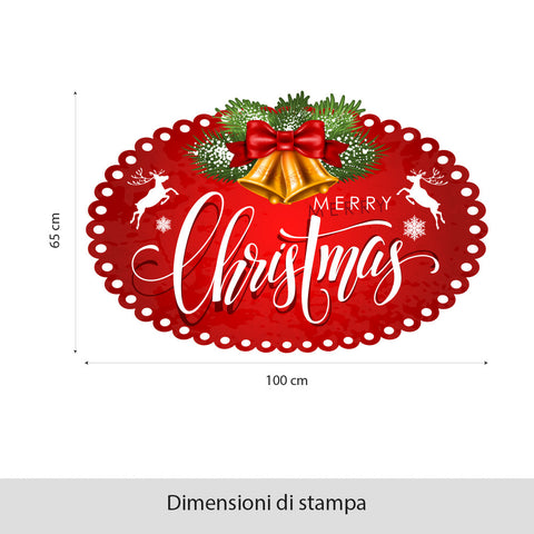 Tappeto rosso natale