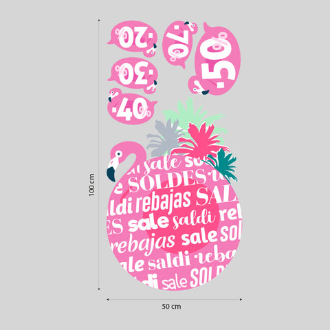 Tappeto Pink flamingo
