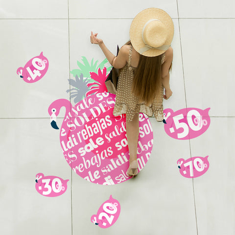 Tappeto Pink flamingo