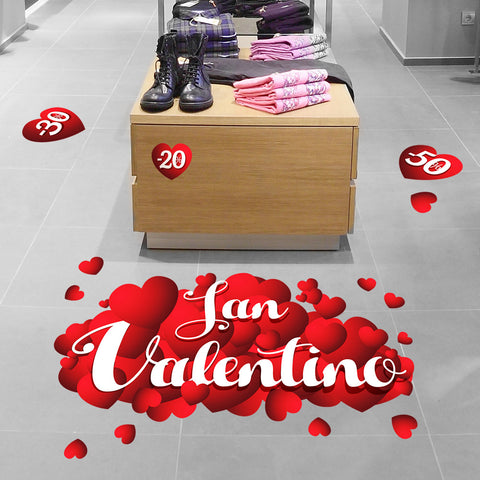 Tappeto Nuvola di cuori
