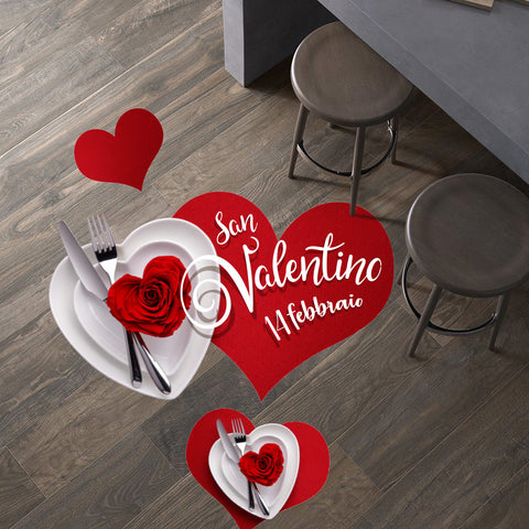 Tappeto Menu San Valentino