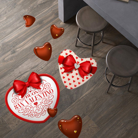 Tappeto cuoricini di cioccolato