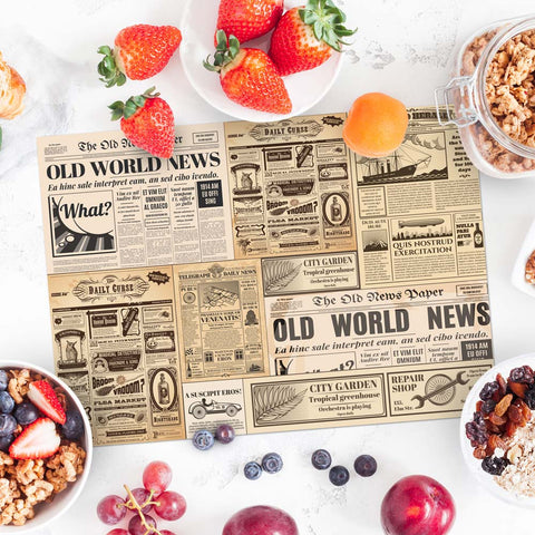 Tovaglietta Americana newspaper per tavola 2