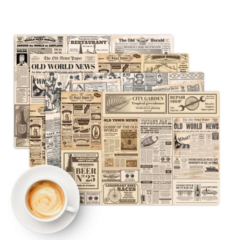 Tovaglietta Americana newspaper per colazione