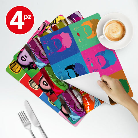Tovaglietta Americana Pop art per colazion e