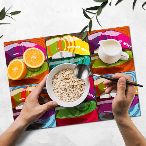Tovaglietta Americana Pop art per colazione 3