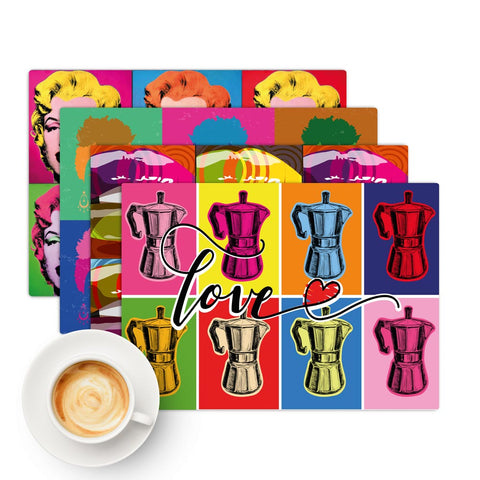 Tovaglietta Americana Pop art  per colazione
