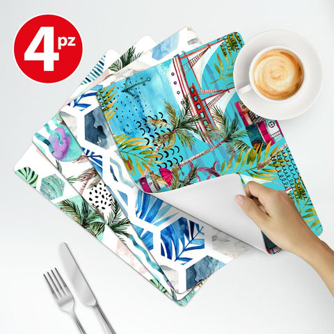 Tovaglietta Americana Marine geometric
