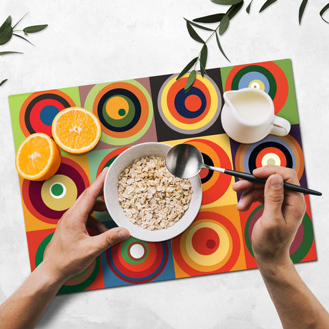 Tovaglietta Americana Amore per l'arte per colazione 2