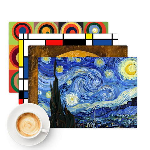 Tovaglietta Americana Amore per l'arte per colazione