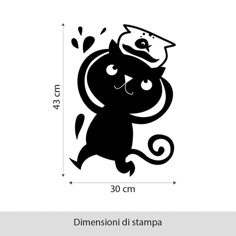 Gatto equilibrista