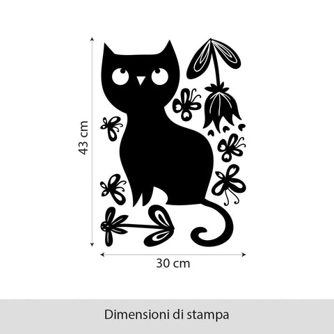 Gatto in giardino