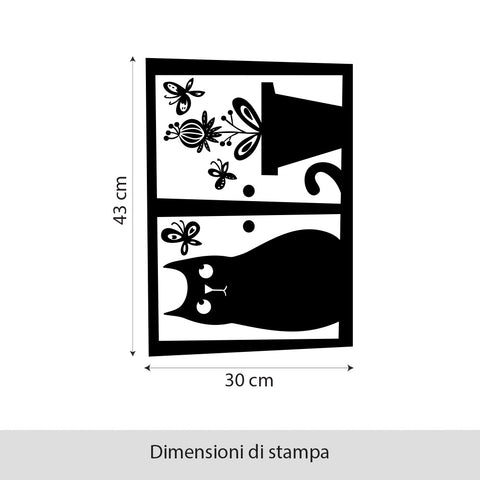 Gatto alla finestra