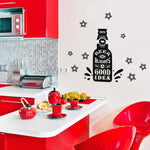 Adesivi Murali Per Cucina - Decorazione Parete Con Farfalle E Stoviglie, PVC Resistente, 30x90cm, Tema Retrò - Foto 1