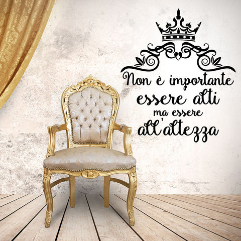 Essere all'altezza