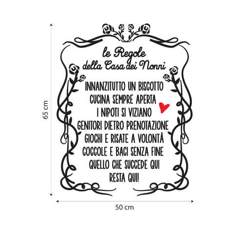 Le regole della casa dei nonni
