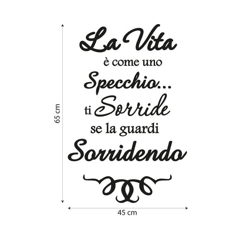 La vita è come uno specchio