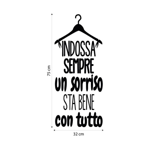 Indossa sempre un sorriso
