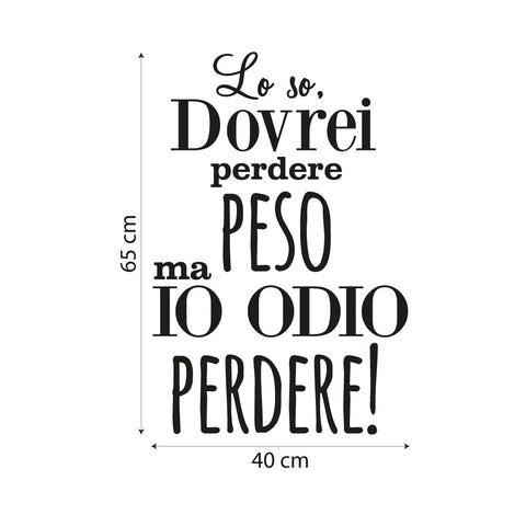 Dovrei perdere peso