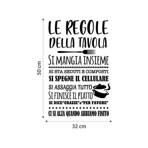 Le regole della tavola 2