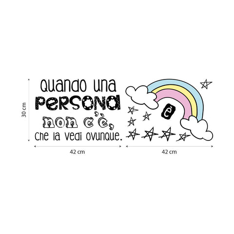 Quando una persona non c'è