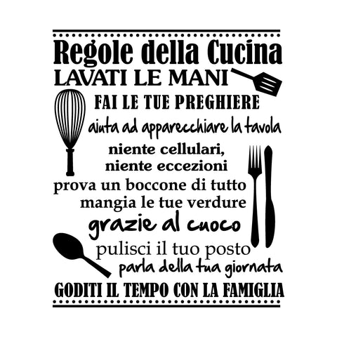 Regole in cucina