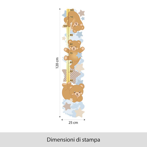 Orsetti sulle nuvole | Metro Adesivo