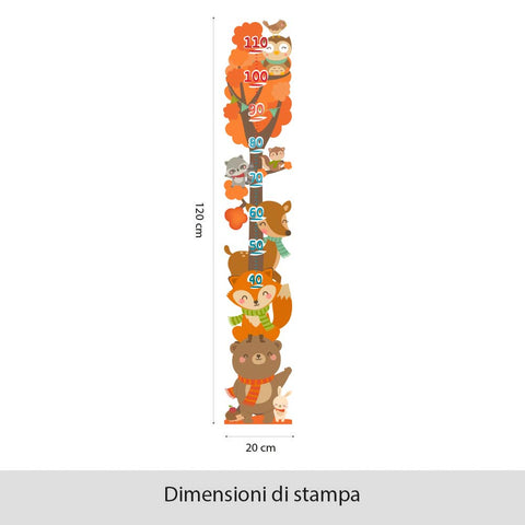 Nascondino nel bosco | Metro Adesivo