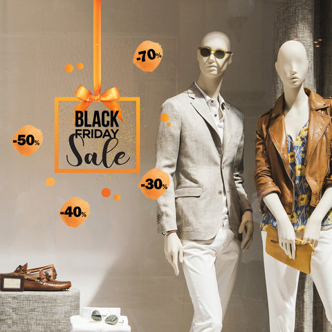 Coccarda Black Friday | Vetrofania