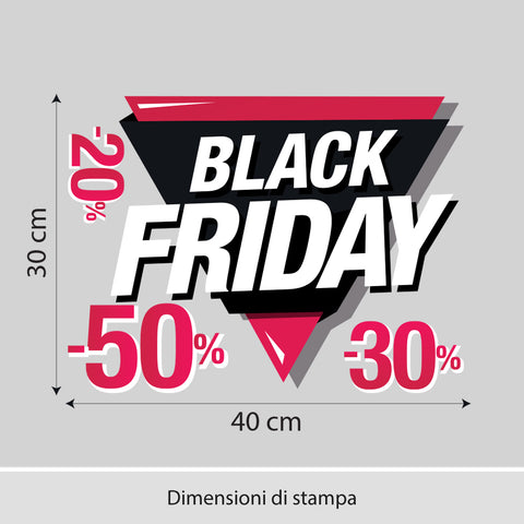 Black friday offerte speciali | Vetrofania