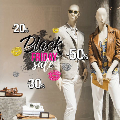 Black Friday Kisses | Vetrofania