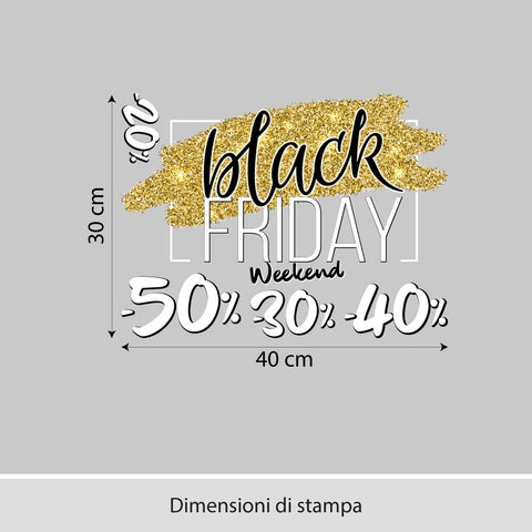 Black Friday weekend | Vetrofania