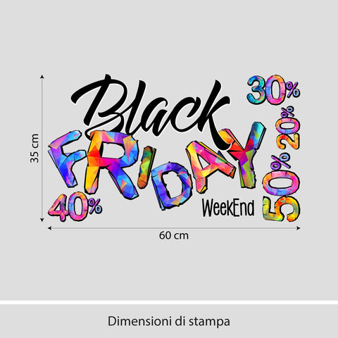 Joyfull black friday | Vetrofania