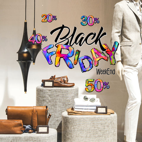 Joyfull black friday | Vetrofania