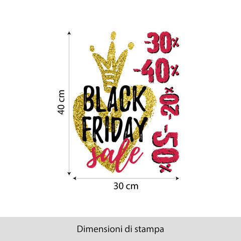 Black friday queen | Vetrofania