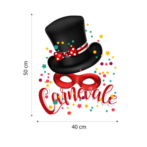 Festa di Carnevale | Vetrofania