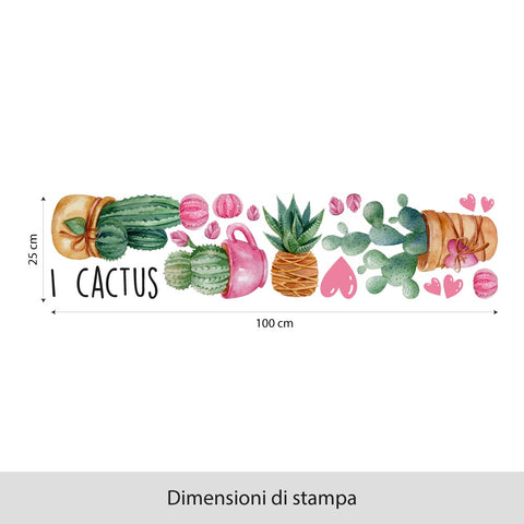 Watercolor cactus