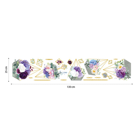 Vasi Sospesi con fiori viola