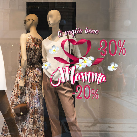 Cuore per la mamma | Vetrofania
