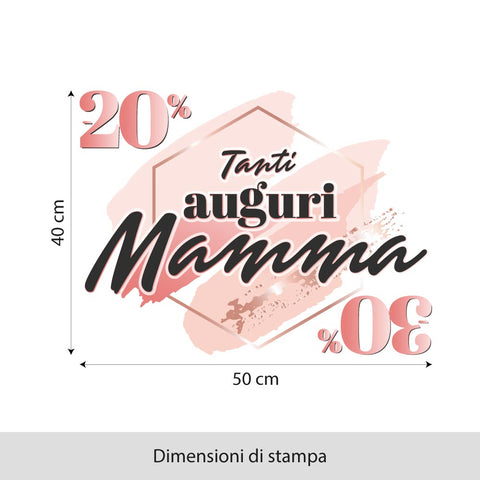 Cornice festa della mamma | Vetrofania